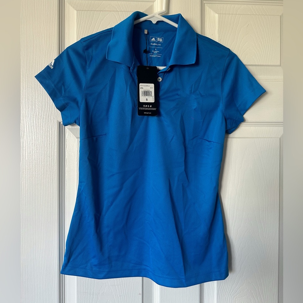 Adidas Blue Polo Shirt Classic Style